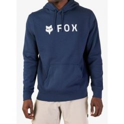 Bluza z kapturem męska Fox Absolute Fleece Po. Niebieskie bluzy męskie FOX, m, bez wzorów, z kapturem. Za 256.99 zł.