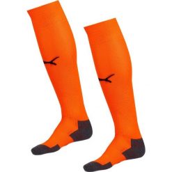 Getry piłkarskie Puma Team Liga Socks Core. Brązowe legginsy sportowe męskie Puma, bez wzorów, do piłki nożnej. Za 34.90 zł.