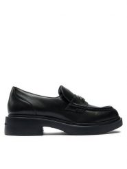 KARL LAGERFELD Loafersy KL41213 Czarny. Czarne mokasyny damskie KARL LAGERFELD, ze skóry. Za 529.99 zł.