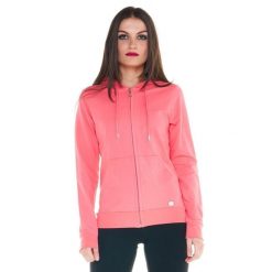 Damska podstawowa bluza z kapturem i zamkiem. Brązowe bluzy damskie LEONE 1947 APPAREL, bez wzorów, z kapturem, na fitness i siłownię. Za 164.19 zł.