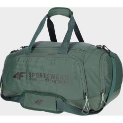 Torba sportowa 2w1 TPU211 - ciemna zieleń. Zielone torby sportowe męskie 4f, bez wzorów. Za 179.99 zł.