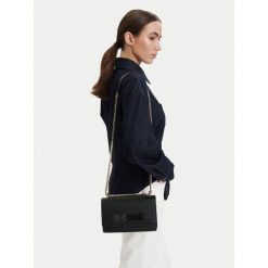 Torebka Just Cavalli. Czarne torebki do ręki damskie Just Cavalli, bez wzorów, wizytowe, bez dodatków. Za 816.99 zł.