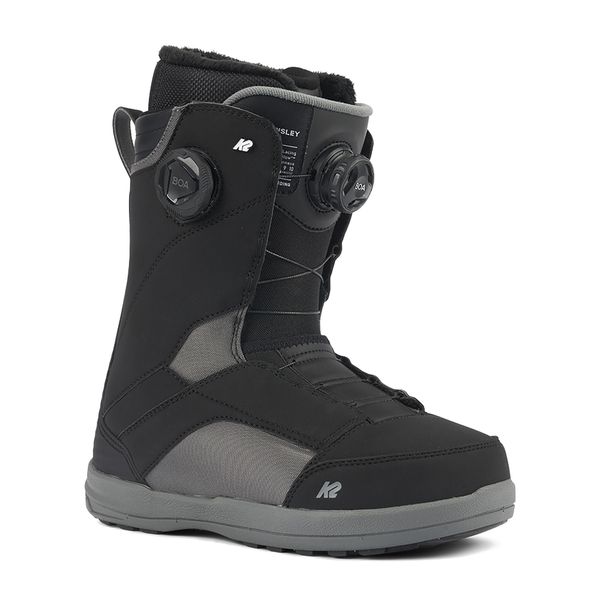 Buty snowboardowe damskie K2 Kinsley. Czarne obuwie sportowe damskie K2, bez wzorów, snowboardowy. Za 1,589.00 zł.