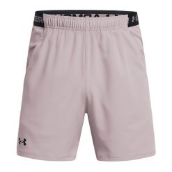 Spodenki treningowe męskie Under Armour UA Vanish Woven 6in. Szare krótkie spodenki sportowe męskie Under Armour, m, bez wzorów, na fitness i siłownię. Za 129.99 zł.