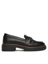 Barbour Loafersy Maddie LFO0755BK52 Czarny. Czarne mokasyny damskie Barbour, ze skóry. Za 809.99 zł.