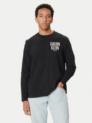 Calvin Klein Jeans Longsleeve LV04RH859G Czarny Regular Fit. Czarne bluzki z długim rękawem męskie Calvin Klein Jeans, m, bez wzorów, z bawełny, bez kołnierzyka. Za 177.99 zł.