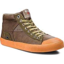 Trampki BIG STAR - BB174285 Khaki. Brązowe trampki męskie Big Star, z gumy. W wyprzedaży za 129.00 zł.