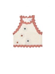 Mayoral Top 6021 Beżowy Regular Fit. Brązowe t-shirty i topy dla dziewczynek Mayoral, bez wzorów, z bawełny, bez ramiączek. Za 122.99 zł.