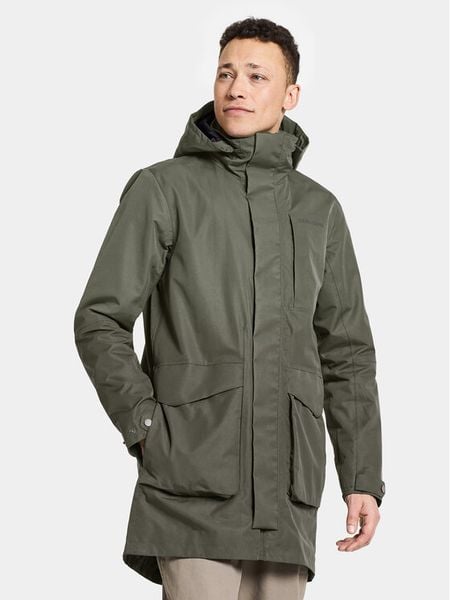 Didriksons Parka Andreas Usx Parka 505085 Zielony Standard Fit. Zielone kurtki męskie Didriksons, m, bez wzorów, z syntetyku, bez kaptura. Za 669.00 zł.