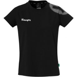Koszulka damska Kempa Core 26. Czarne koszulki sportowe damskie Kempa, xs, bez wzorów, z materiału, bez kołnierzyka, bez ramiączek. Za 127.50 zł.
