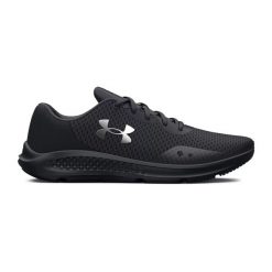 Buty do biegania damskie UNDER ARMOUR Pursuit 3. Czarne obuwie sportowe damskie Under Armour, bez wzorów, do biegania. W wyprzedaży za 242.75 zł.