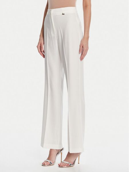 Artigli Spodnie materiałowe ACPA000803 058 Biały Regular Fit. Białe spodnie materiałowe damskie Artigli, bez wzorów, z materiału. Za 199.99 zł.