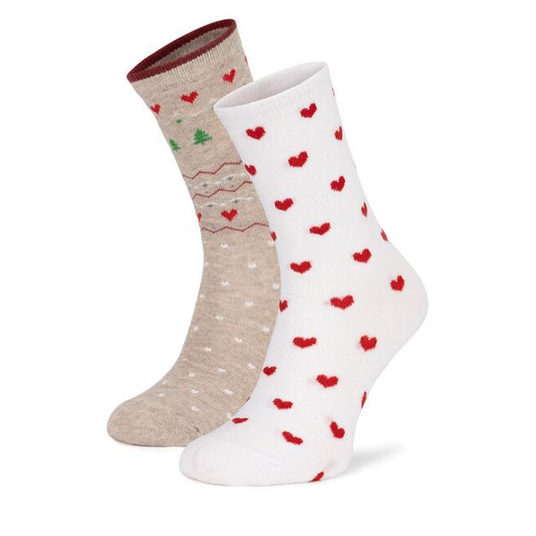 Skarpety długie Jenny Fairy. Białe skarpety damskie Jenny Fairy, bez wzorów. Za 29.99 zł.