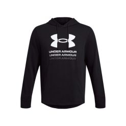 Bluza sportowa męska Under Armour B23506. Białe bluzy sportowe męskie Under Armour, l, bez wzorów, z bawełny, z kapturem, na fitness i siłownię. Za 286.20 zł.