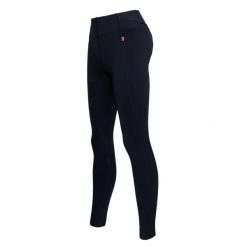 Damskie legginsy jeździeckie z pełną przyczepnością Kingsland Jalo. Niebieskie legginsy damskie KINGSLAND, m, bez wzorów. Za 387.00 zł.