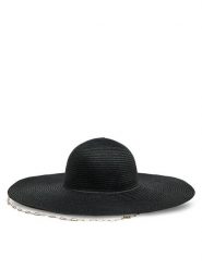 Guess Kapelusz Fedora AW9499 COT01 Czarny. Czarne czapki i kapelusze damskie Guess, z aplikacjami, z tworzywa sztucznego. Za 399.99 zł.