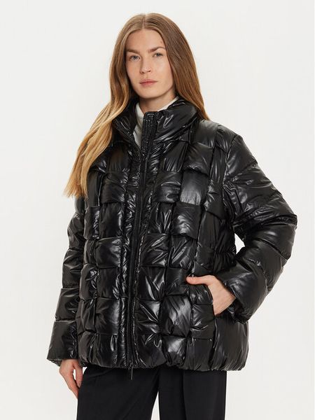 ViCOLO Kurtka zimowa TS0021 Czarny Regular Fit. Czarne kurtki damskie ViCOLO, na zimę, m, bez wzorów, z syntetyku, bez kaptura. Za 779.99 zł.