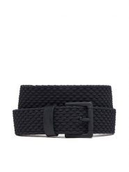 HUGO Pasek Męski Gebbol 50558780 Granatowy. Niebieskie paski damskie Hugo, bez wzorów, z materiału. Za 339.99 zł.