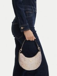 Guess Torebka Tasmin Mini HWEG99 31720 Złoty. Żółte torebki do ręki damskie Guess, z aplikacjami, z materiału, bez dodatków. Za 589.99 zł.