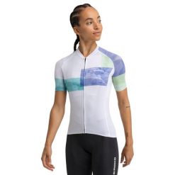 Damska ultralekka koszulka rowerowa Kolarstwo Siroko M3 Eclat. Białe obuwie sportowe damskie SIROKO, bez wzorów, z elastanu, rowerowe. Za 254.00 zł.
