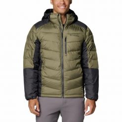 Kurtka ocieplana męska Columbia Labyrinth Loop Hooded z kapturem. Zielone kurtki sportowe męskie Columbia, m, bez wzorów, trekkingowe. Za 745.99 zł.