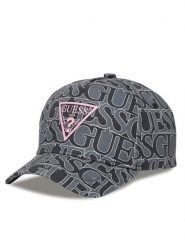 Guess Czapka z daszkiem H5YZ03 WO08O Szary. Szare rękawiczki damskie Guess, z aplikacjami, z bawełny. Za 119.99 zł.