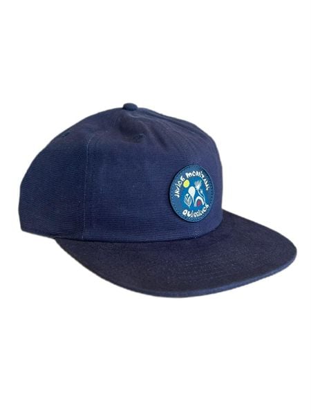 Czapka z daszkiem męska Quiksilver Javier. Niebieskie czapki i kapelusze męskie Quiksilver, na wiosnę, bez wzorów, z bawełny. Za 53.49 zł.