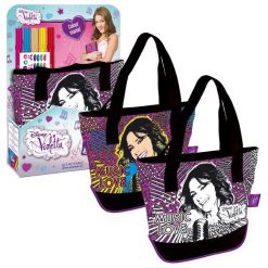 Torebka do malowania Violetta czarno-fioletowa (TOR M VIOL). Torby i plecaki dziecięce marki Starpak. Za 32.99 zł.