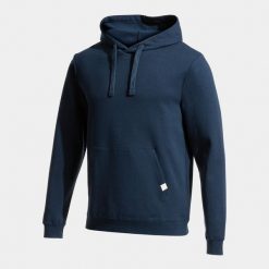 Bluza z kapturem Joma Combi. Niebieskie bluzy męskie Joma, l, bez wzorów, z bawełny, z kapturem, na fitness i siłownię. Za 296.00 zł.