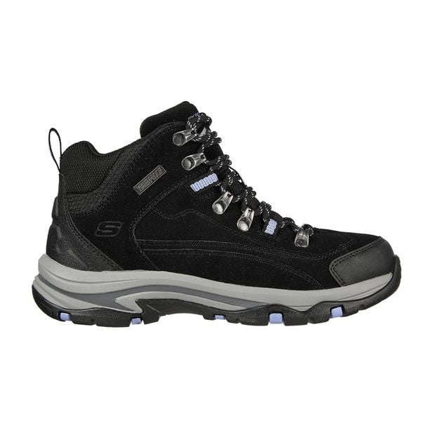 Buty trekkingowe damskie SKECHERS TREGO-ALPINE TRAIL wysokie skóra. Czarne trekkingi damskie Skechers. Za 418.00 zł.