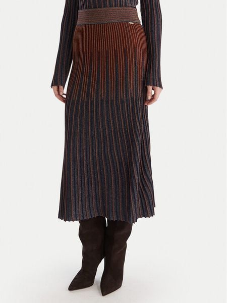 Fracomina Spódnica midi FS25WG4002K558Q7 Kolorowy Regular Fit. Spódnice damskie Fracomina, l, bez wzorów, z syntetyku, midi. Za 599.99 zł.