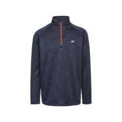 Trespass Collins - Męski polar aktywny At200 Navy Marl. Niebieskie bluzy męskie Trespass, m, bez wzorów, z polaru, bez kaptura. Za 246.99 zł.
