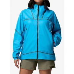 Kurtka przeciwdeszczowa damska Columbia Cassiar Pro ODX Shell. Niebieskie kurtki damskie Columbia, bez wzorów, bez kaptura, trekkingowe. Za 1,110.99 zł.