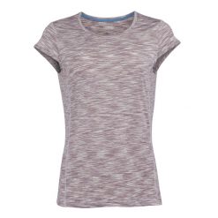 T-shirt Damski Hyperdimension II. Fioletowe koszulki sportowe damskie Regatta, l, bez wzorów, bez kołnierzyka, bez ramiączek, trekkingowe. Za 39.99 zł.