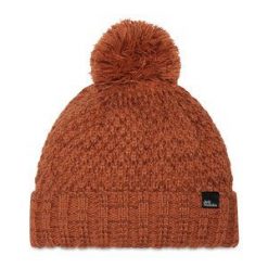 Czapka Jack Wolfskin. Brązowe czapki i kapelusze damskie Jack Wolfskin, bez wzorów, sportowe. Za 159.99 zł.