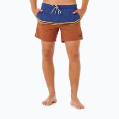 Szorty kąpielowe męskie Rip Curl Combine Volley. Niebieskie krótkie spodenki sportowe męskie Rip Curl, m, bez wzorów, z elastanu, do pływania. Za 219.99 zł.