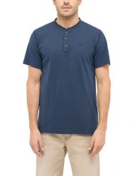 Męski T-Shirt Mustang Style Austin Dark Sapphire 1016283 4136. Niebieskie t-shirty męskie Mustang, m, bez wzorów, bez kołnierzyka. Za 69.99 zł.