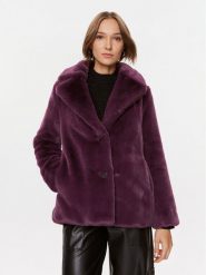 Guess Futro Corinne W3BL57 WFSI0 Fioletowy Regular Fit. Fioletowe płaszcze damskie Guess, xs, z aplikacjami, z futra, bez kaptura. Za 1,469.00 zł.