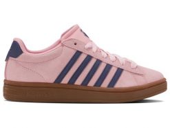 Buty K-Swiss COURT TIEBRK II SDE (99492-631-M). Czerwone obuwie sportowe damskie K-SWISS, bez wzorów, na fitness i siłownię. Za 149.00 zł.