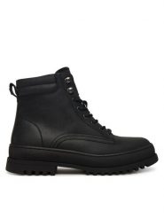 Blauer Kozaki F5IUKA01/LEA Czarny. Czarne kozaki męskie Blauer, ze skóry. Za 729.99 zł.