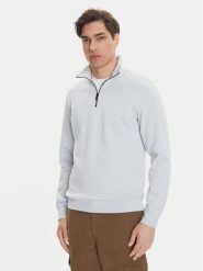 BOSS Bluza Zetrust 50468926 Szary Regular Fit. Szare bluzy męskie Boss, m, bez wzorów, z bawełny, bez kaptura. Za 539.99 zł.