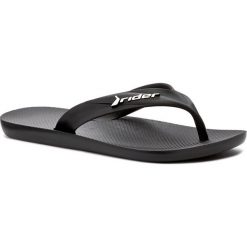 Japonki RIDER - Strike Ad 81666 Black 24050. Czarne klapki męskie Rider, z tworzywa sztucznego, sportowe. W wyprzedaży za 54.99 zł.