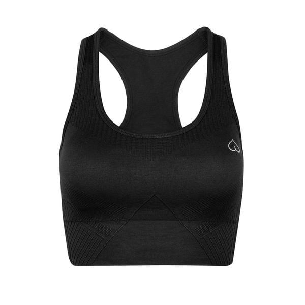 Stanik Sportowy BeShaped Femme Force Bezszwowy. Czarne obuwie sportowe damskie BESHAPED, bez wzorów, z nylonu, na fitness i siłownię. W wyprzedaży za 143.20 zł.