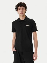 EA7 Emporio Armani Polo 7M001477 AF10375 UC001 Czarny Regular Fit. Czarne koszulki polo męskie EA7 Emporio Armani, m, bez wzorów, z bawełny, bez ramiączek. Za 429.99 zł.