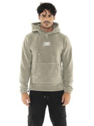 Męska bluza z kapturem z mikropolaru „Metropolitan”. Zielone bluzy męskie LEONE 1947 APPAREL, m, bez wzorów, z polaru, z kapturem, na fitness i siłownię. Za 328.38 zł.