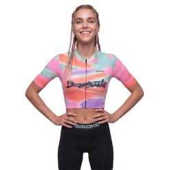 Damska koszulka kolarska crop top Boombastic Siroko BBC M8-W Boom Crop Orange. Brązowe t-shirty damskie SIROKO, m, bez wzorów, z elastanu, sportowe, bez kołnierzyka. Za 298.00 zł.
