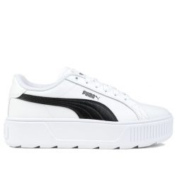 Buty sneakersy platformy sportowe Puma KARMEN L. Białe obuwie sportowe damskie Fila, bez wzorów. Za 189.00 zł.