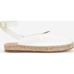 Espadryle bez pięty - Biały. Espadryle damskie marki Reserved. Za 139.99 zł.
