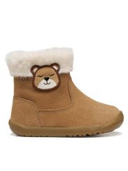 Geox Kozaki B Macchia Girl B664PB 00022 C6627 Brązowy. Brązowe buty zimowe dziewczęce Geox, bez wzorów, ze skóry, bez zapięcia. Za 269.99 zł.