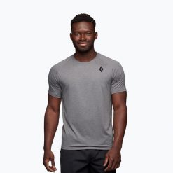 Koszulka trekkingowa męska Black Diamond Lightwire Tech. Szare buty sportowe męskie Black Diamond, bez zapięcia, na fitness i siłownię. Za 159.99 zł.